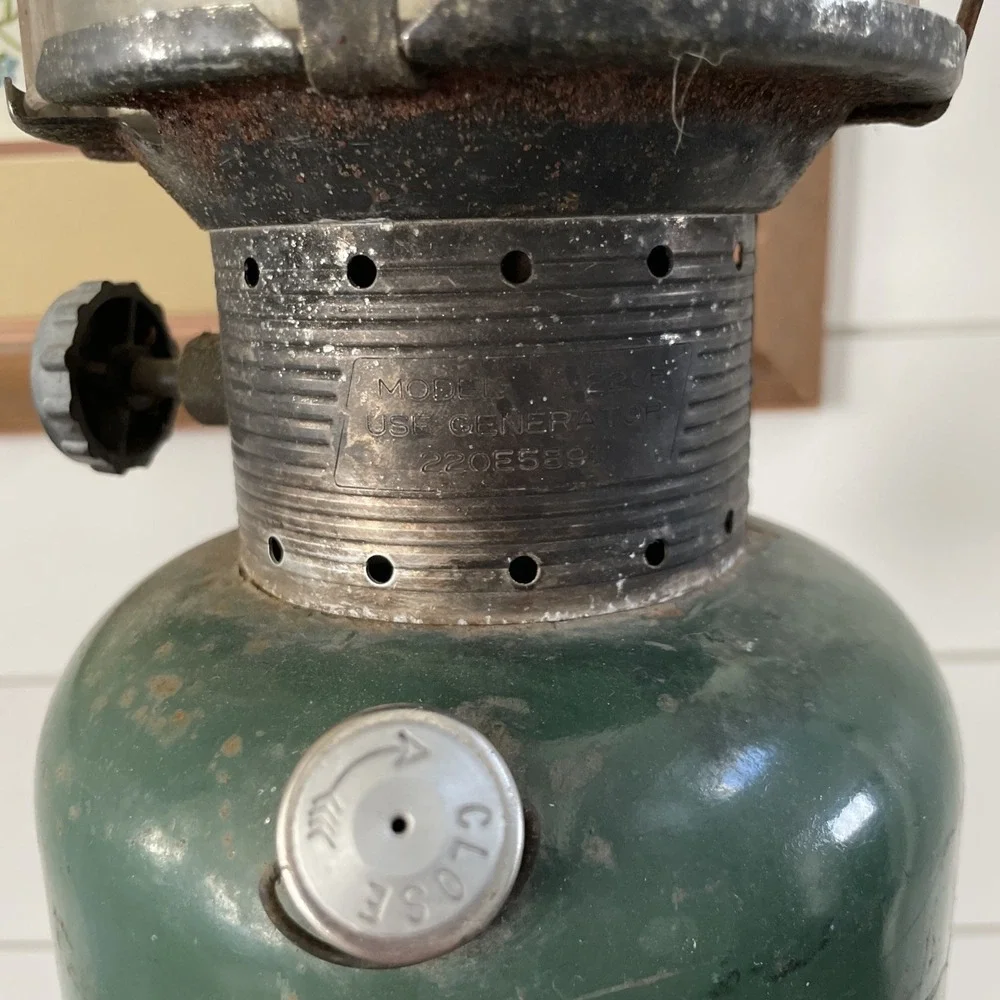 Vintage Coleman Lantern Model 220E – Dual Mantle –‎ Made in USA 3 60